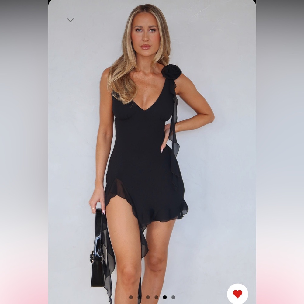 Whitefox Like That Mini Dress- Black